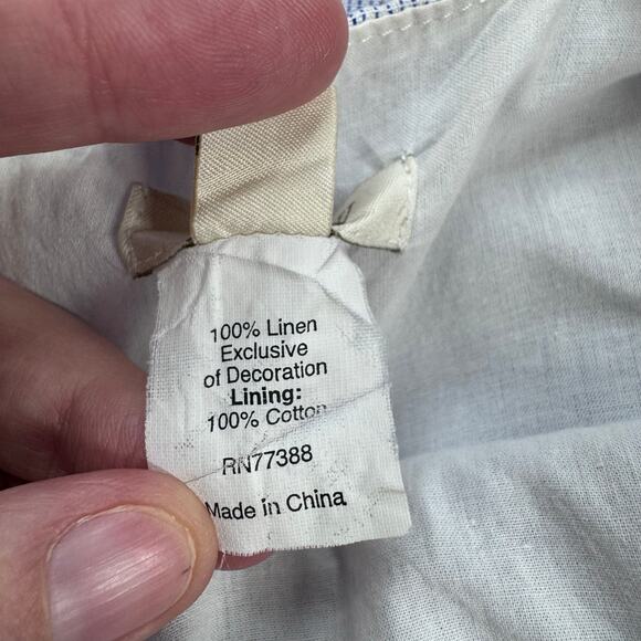 J. Crew Siesta Linen Striped Sheath Dress Women's 4 Embroidered Preppy Old Money - Picture 7 of 11